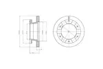 Tarcza hamulcowa DELPHI BG4285