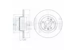 Tarcza hamulcowa DELPHI BG4301