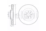 Tarcza hamulcowa DELPHI BG4566
