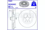 Tarcza hamulcowa DELPHI BG9240C