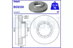 Tarcza hamulcowa DELPHI BG9356