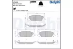 Klocki hamulcowe - komplet DELPHI LP3699