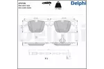 Klocki hamulcowe - komplet DELPHI LP3720