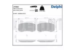 Klocki hamulcowe - komplet DELPHI LP3866 - fot.1