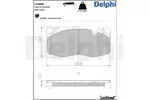Klocki hamulcowe - komplet DELPHI LP3868