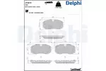 Klocki hamulcowe - komplet DELPHI LP3879