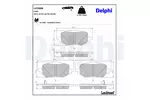Klocki hamulcowe - komplet DELPHI LP3908