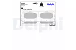 Klocki hamulcowe - komplet DELPHI LP3933