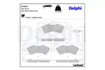 Klocki hamulcowe - komplet DELPHI LP3937