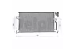 Chłodnica klimatyzacji - skraplacz DELPHI TSP0225246