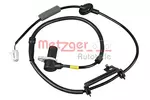 Czujnik prędkości obrotowej koła (ABS lub ESP) METZGER AUTOTEILE 09001028 (Oś tylna strona prawa)