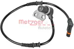 Czujnik prędkości obrotowej koła (ABS lub ESP) METZGER AUTOTEILE 09001042 (Oś przednia, z prawej)
