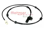 Czujnik prędkości obrotowej koła (ABS lub ESP) METZGER AUTOTEILE 0900450