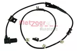 Czujnik prędkości obrotowej koła (ABS lub ESP) METZGER AUTOTEILE 0900585