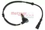 Czujnik prędkości obrotowej koła (ABS lub ESP) METZGER AUTOTEILE 0900593 (Oś tylna strona lewa)