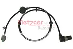 Czujnik prędkości obrotowej koła (ABS lub ESP) METZGER AUTOTEILE 0900609