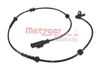 Czujnik prędkości obrotowej koła (ABS lub ESP) METZGER AUTOTEILE 0900929 (Oś przednia)