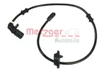 Czujnik prędkości obrotowej koła (ABS lub ESP) METZGER AUTOTEILE 0900665
