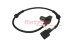 Czujnik prędkości obrotowej koła (ABS lub ESP) METZGER AUTOTEILE 0900700 (Oś przednia)
