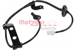 Czujnik prędkości obrotowej koła (ABS lub ESP) METZGER AUTOTEILE 0900813 (Oś tylna strona prawa)