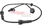 Czujnik prędkości obrotowej koła (ABS lub ESP) METZGER AUTOTEILE 0900868 (Oś tylna strona lewa)