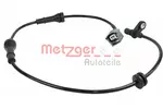 Czujnik prędkości obrotowej koła (ABS lub ESP) METZGER AUTOTEILE 0900869 (Oś tylna strona prawa)