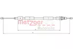 Linka hamulca postojowego METZGER AUTOTEILE 10.4657 (Z tyłu z lewej)