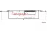 Linka hamulca postojowego METZGER AUTOTEILE 10.4737 (Z tyłu)