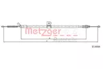 Linka hamulca postojowego METZGER AUTOTEILE 17.0316 (Z tyłu)