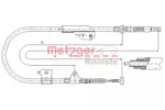 Linka hamulca postojowego METZGER AUTOTEILE 17.0236 (Z tyłu)