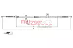 Linka hamulca postojowego METZGER AUTOTEILE 17.1483 (Z tyłu po prawej)