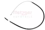Linka hamulca postojowego METZGER AUTOTEILE 17.9039 (Z tyłu z lewej)