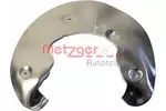 Osłona tarczy hamulcowej METZGER AUTOTEILE 6115093 (Oś przednia, z lewej strony)