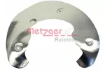 Osłona tarczy hamulcowej METZGER AUTOTEILE 6115094 (Oś przednia, z prawej)