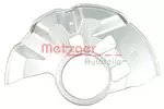 Osłona tarczy hamulcowej METZGER AUTOTEILE 6115190 (Oś przednia, z prawej)