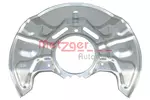 Osłona tarczy hamulcowej METZGER AUTOTEILE 6115246 (Oś przednia, z prawej)