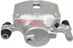 Zacisk hamulcowy METZGER AUTOTEILE 6251033 (Oś przednia, z lewej strony)