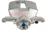 Zacisk hamulcowy METZGER AUTOTEILE 6261600 (Oś przednia, z prawej)