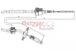 Linka sterowania sprzęgłem METZGER AUTOTEILE 632.12