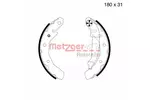 Szczęki hamulcowe - komplet METZGER AUTOTEILE MG 724 (Oś tylna)