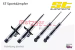 Amortyzator METZGER AUTOTEILE 161W10002 (Oś przednia)