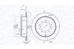 Tarcza hamulcowa MAGNETI MARELLI 360406080001