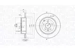 Tarcza hamulcowa MAGNETI MARELLI 360406088501