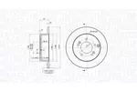 Tarcza hamulcowa MAGNETI MARELLI 360406098201