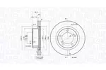 Tarcza hamulcowa MAGNETI MARELLI 360406098301