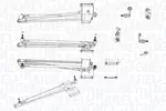 Napęd wycieraczek MAGNETI MARELLI 085570168010 (Z przodu)