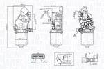 Silnik wycieraczek MAGNETI MARELLI 064300410010 (Z przodu)