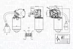 Silnik wycieraczek MAGNETI MARELLI 064370800010