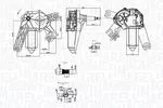 Silnik wycieraczek MAGNETI MARELLI 064073900010