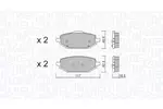 Klocki hamulcowe - komplet MAGNETI MARELLI 363916061474